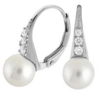 Crislu Ladies Graduated Pearl Earrings 9010133E00PL