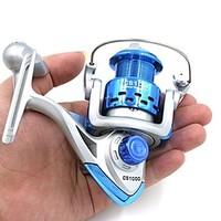 CS1000 CS2000 8BB Ball Bearings 5.2:1 Left/Right Interchangeable Collapsible Handle Fishing Spinning Reel