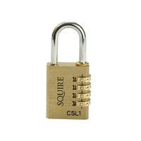 CSL1 Brass Combination Padlock 40mm