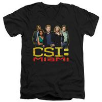 CSI Miami - The Cast In Black V-Neck