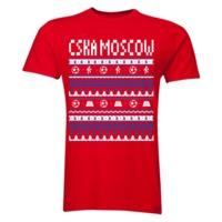 CSKA Moscow Christmas T-Shirt (Red)