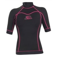 CSkins Short Sleeve Poly Pro Rash Vest Womens