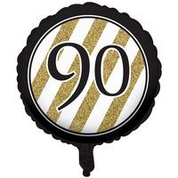 Cti Black And Gold 18 Inch Foil Balloon - 90