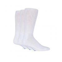 Cushion Foot Diabetic Socks - Ladies White