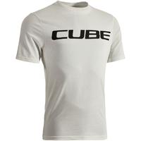 Cube Logo SS Tee White
