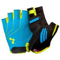 Cube Natural Fit Mitts Blue/Lime/Black