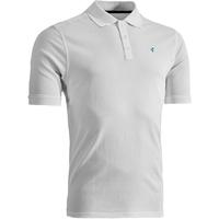 cube polo shirt whiteblue