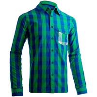 Cube Race LS Shirt Green/Blue/White