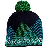 cube bike beanie bluegreen