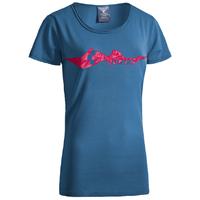 Cube Mountains Womens SS Tee Blue/Pink