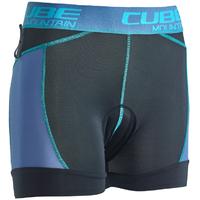 cube am womens liner hot pants blacktaupe