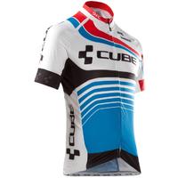 Cube Teamline 2017 SS Jersey White/Blue/Red