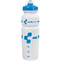 cube logo water bottle 075l whiteblue