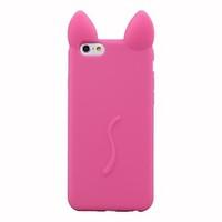 Cute Cat Silicon Soft Case for iPhone 6s 6 Plus