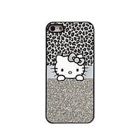 cute cat design aluminum hard case for iphone 55s