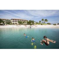 curacao speedboat beach and snorkel adventure