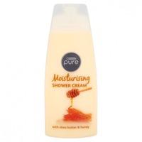 cussons pure moisturising shower cream with shea butter honey 500ml