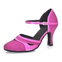 customizable womens dance shoes modern satinpaillette customized heel  ...