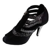 customizable womens latin dance shoes customized heel satin dance sand ...