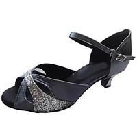 customizable womens dance shoes latinballroom satinsparkling glitter c ...