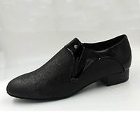 customizable mens dance shoes leather leather modern salsa heels low h ...