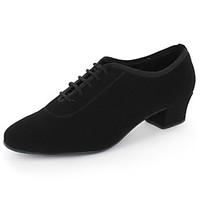 Customizable Women\'s Dance Shoes Leatherette Leatherette Modern Flats Flat Heel Practice Black