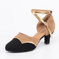 customizable womens dance shoes leather flocking leather flocking lati ...