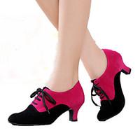 customizable womens dance shoes suede suede modern heels cuban heel in ...