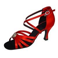 customizable womens ballroom latin dance shoes satin jazz swing shoes  ...