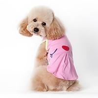 Cute Cartoon Expression Pattern Vest for Pets Dogs(Assorted Sizes and Colours)