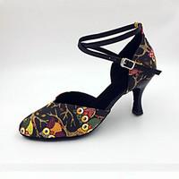 customizable womens dance shoes leatherette leatherette latin modern s ...