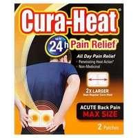 cura heat back pain max