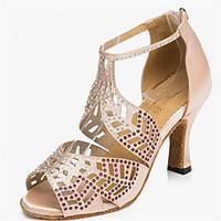 customizable womens dance shoes latin tap modern samba leatherette sti ...