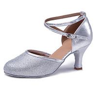 customizable womens dance shoes mesh leatherette patent leather sparkl ...