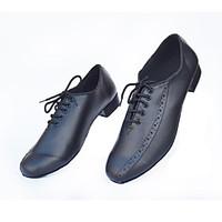 customizable mens dance shoes latin jazz ballroom salsa leatherette lo ...