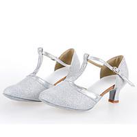Customizable Women\'s Dance Shoes Leatherette Latin Heels Cuban Heel Performance