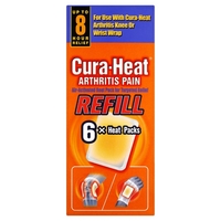 Cura-Heat Arthritis Pain Refill 6 x Heat Packs