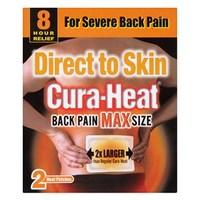 Cura-Heat Direct to Skin Back Pain Max Size 2 patches