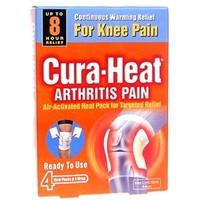 Cura-Heat Arthritis Pain for Knee Pain 4 Pads