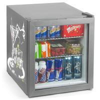 Custom Printed Frostbite Mini Fridge 49ltr Silver (Two Sided Print)