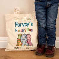 Customised Nursery Bag  Monster Design