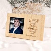 Customised Father of the Groom Photo Frame