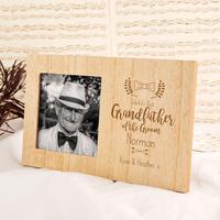 Customised Grandfather of the Groom Photo Frame