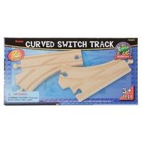 Curved Switch Track 2pcs