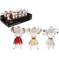 Cute Freestanding Angel Set Of 3 Assorted Colours