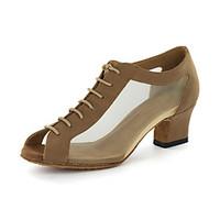 customizable womens dance shoes modern leatherette chunky heel gold