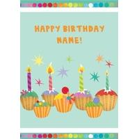 Cupcakes | Children\'s Birthday Card