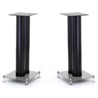 Custom Design RS302 Black / Mercury 20" Speaker Stands (Pair)