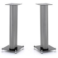 Custom Design RS302 Mercury / Black 24" Speaker Stands (Pair)