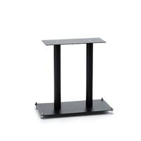 custom design rs300 black centre speaker stand single